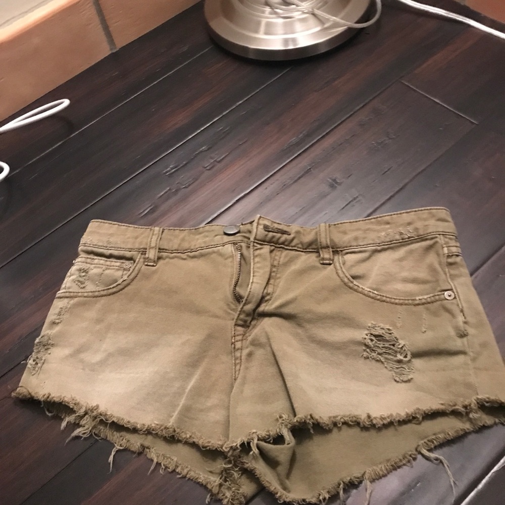 Free people jean shorts